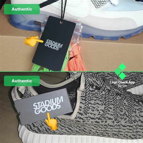 stadium goods sell fake shoes|stadium goods counterfeit tags.